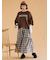 チェックティアードスカート