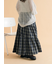 チェックティアードスカート