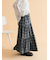 チェックティアードスカート