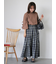 チェックティアードスカート