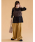 ウォッシュ加工ワイドパンツ