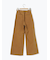 ウォッシュ加工ワイドパンツ