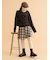 前後2WAYベロアカーディガン