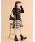 前後2WAYベロアカーディガン
