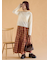 前後2WAYベロアカーディガン