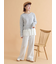 小花柄カットカーディガン