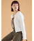 小花柄カットカーディガン