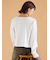 小花柄カットカーディガン