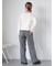 小花柄カットカーディガン