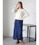 小花柄カットカーディガン