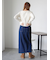 小花柄カットカーディガン