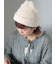 ビジュー付きニットキャップ