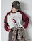 【Disney】ナイトメアー・ビフォア・クリスマス/ラグランTシャツ