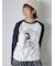 【Disney】ナイトメアー・ビフォア・クリスマス/ラグランTシャツ