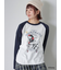 【Disney】ナイトメアー・ビフォア・クリスマス/ラグランTシャツ