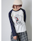 【Disney】ナイトメアー・ビフォア・クリスマス/ラグランTシャツ