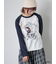 【Disney】ナイトメアー・ビフォア・クリスマス/ラグランTシャツ