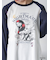 【Disney】ナイトメアー・ビフォア・クリスマス/ラグランTシャツ