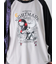 【Disney】ナイトメアー・ビフォア・クリスマス/ラグランTシャツ