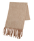 ふわもこマフラー太フリンジシャンブレー無地