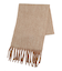 ふわもこマフラー太フリンジシャンブレー無地