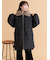 襟ボア中綿ジャケット
