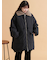 襟ボア中綿ジャケット