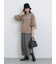 ジグザグ柄フリンジナロースカート