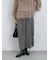 ジグザグ柄フリンジナロースカート
