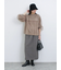 ジグザグ柄フリンジナロースカート