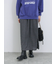ジグザグ柄フリンジナロースカート