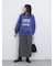 ジグザグ柄フリンジナロースカート