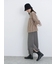 ジグザグ柄フリンジナロースカート