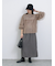 ジグザグ柄フリンジナロースカート