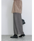 ジグザグ柄フリンジナロースカート