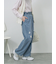 【ECO DENIM】ウエストフリルパンツ