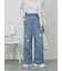 【ECO DENIM】ウエストフリルパンツ