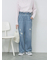 【ECO DENIM】ウエストフリルパンツ