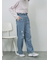 【ECO DENIM】ウエストフリルパンツ