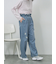 【ECO DENIM】ウエストフリルパンツ