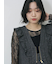 【ECO DENIM】ショルダーフリルベスト