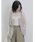 フロントジップドロストビスチェ