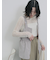 フロントジップドロストビスチェ