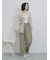 フロントジップドロストビスチェ