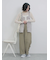 フロントジップドロストビスチェ