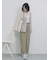 フロントジップドロストビスチェ