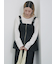 フロントジップドロストビスチェ
