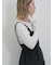 フロントジップドロストビスチェ