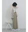 フロントジップドロストビスチェ