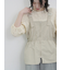 フロントジップドロストビスチェ